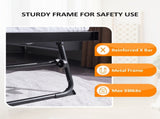 Black Twin Size Metal Sofa Bed - Convertible Daybed with Pull-Out Trundle , Multi-Functional for 59068560