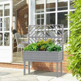 Wooden PlanterFlower shelf,Wood Planter Box 38252083