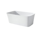 47 Inch Solid Surface Soaking Bathtub - Deep Soak Freestanding Tub T3785P353972
