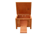 20-inch removable roof, waterproof, green asphalt roof, cedar wood, wooden chicken and rabbit cage 61913269