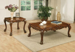 ZUN Cherry Oak Coffee Table with Claw Leg B062P209069