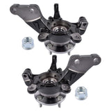 ZUN Front Left & Right LH & RH Wheel Bearing Hub Knuckle Assembly For Nissan Versa 1.6 S SL SV Note 1.6L 59620477