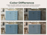 30'' Bathroom Vanity with Ceramic Sink Combo, Solid Wood Frame Bathroom Storage Cabinet, N710P191947M