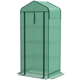 4 Tier Mini Small Greenhouse Green 17404091