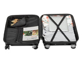 Vertical pattern four-in-one universal wheel with handle trolley case 16in 20in 24in 28in ABS 49806101