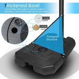 Portable Basketball Hoop Height Adjustable basketball hoop stand 6.6ft - 10ft with 44 Inch Backboard 23316655