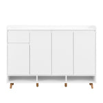 ZUN ON-TREND Sleek and Contemporary Shoe Cabinet with Adjustable Shelves, Minimalist Home Organizer with WF321211AAK