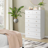 Modern Simple 7-Drawer Dresser White 57169329