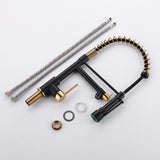 Commercial Kitchen Faucet with Pull Down Sprayer, Single Handle Single Lever Kitchen Sink Faucet W1932P149180