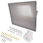 ZUN Range with Shelf 36 x 29.5 Inch Range Hood Wall Shield for Range Hood Stainless 11520696