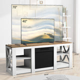 Brown countertopwashed white cabinet 149 * 40 * 60cm embossed particleboard with triamine 31287090