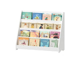 4-Tier Kids Bookshelf, Toddler Book Display Shelves, Helps Keep Bedrooms, Playrooms, and Classrooms 07880776