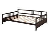 Full Size Daybed with Support Legs, Espresso 73895869