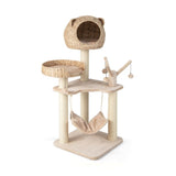 Five-story cat tree with hammock 71744502