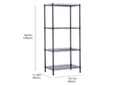 4-Tier Wire Shelving Unit Metal Storage Rack 06005411