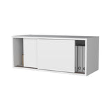 Anegam Floating Cabinet with Sliding Door, White B128P244997