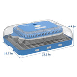 70 Egg Incubator with Automatic Turning & Humidity Control Digital Poultry Hatcher for Chicken, W2700P326298