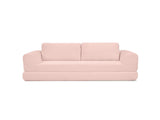 2-in-1 Folding Convertible Sofa Bed, Modern Corduroy Sleeper Couch with 2*pillows, Futon Modular W1117P417305