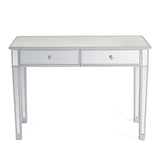 Mirrored Makeup Table Desk Vanity for Women with 2 Drawers 88645439