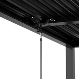 8610C Louver Pergola 10x13FT Aluminum Frame & Louvers W2089P187635