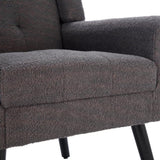 Modern Soft Teddy Material Ergonomics Accent Chair Living Room Chair Bedroom Chair Home Chair With W676P172469