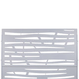 Outdoor & Indoor Privacy Metal Privacy 76" H48" W, Freestanding Decorative Privacy W465P193227