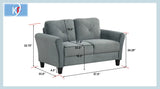 Couch Comfortable Sectional Couches and Sofas for Living Room Bedroom Office Small Space W2121P307540
