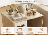 Cat Dog House Dog Bed Side Table Wooden Dog Condo with Bone-shape Window and Thick Metal Legs 58782516