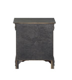 Dark Grey 2-Drawer Nightstand B062P209407