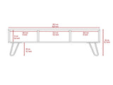 Newport Rectangle 2-Shelf Coffee Table Carbon Espresso B06280277