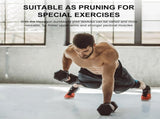 15LB HDRS Rubber Coated Solid Cast Iron Dumbbell with Contoured Chrome Handle, Hexagon 48676045