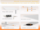 (UPGRADED) Overbed Bedside Desk, Mobile Rolling Laptop Stand Tilting Overbed Table with Wheels, W2641P368240
