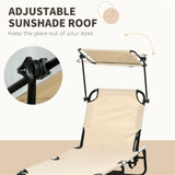 ZUN Folding Lounge Chairs / beach chair （Prohibited by WalMart） 37435835