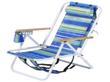 Folding Beach Chair Set of 2 for Adults, 4 Position Portable Backpack Foldable 58603294