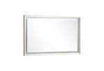 ZUN 72*36 LED Lighted Bathroom Wall Mounted Mirror with High Lumen+Anti-Fog Separately Control W1272111857