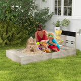 Kids Sandbox with Cover 18677596