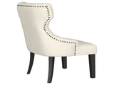 Gillian Beige and Black Fabric Upholstered Dining Side Chair B062P299885