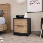 ZUN Washington Nightstand, Two Large Drawers B128P148837