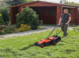 13-Inch Electric Lawn Mower with 8 Gal Grass Collection Box, 3 Adjustable Cutting Heights, 99924079