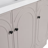 48" Freestanding Bathroom Vanity & 3 Soft-Close Cabinet Doors -Excluding Sink W999P241062