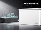 ORIKOOL Chest Freezer 7.0 Cu.ft Solid Top Commercial Deep Chest Freezers with Lockable Stay-Open Lid W2095126140