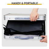 Outdoor Folding Camping Table with Storage Compartment, 4ft Portable Pinic Table with 3 Adjustable 49975057