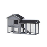 ZUN Rabbit Hutch Outdoor Bunny Cage Indoor,Extensible Chicken Coop with Large Run Space - No Leak W219106473