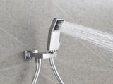 Shower Set System Bathroom Luxury Rain Mixer Shower Combo Set Wall Mounted Rainfall Shower Head W2287P182591