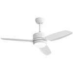 ZUN 46 Inch New Design Ceiling Fan with Lights 3 ABS Blades 6-speed DC Motor W882P212630