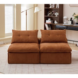 Modular Sofa,No Armrests,At will DIY,Soft Chenille Fabric,Neck W2108P261274
