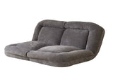 Convertible Fold-Out Single Sofa Bed,Gray,the Left Part of the Complete Product. W244P289256