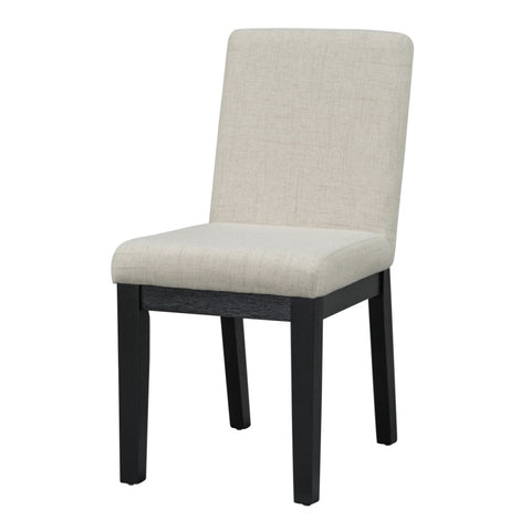 ZUN TREXM Simple and Modern 4-piece Upholstered Chairs with black legs for Living Room, Dining Room WF309287AAB