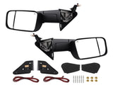 Heated Power Side Mirror fit for Dodge Ram 1500 98-01 Textured 55077493AG Pair 88409756
