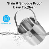 3L Ice Holder Ice Double-Wall Stainless Steel Insulated Ice Bucket 3L Ice Holder Ice 51296578